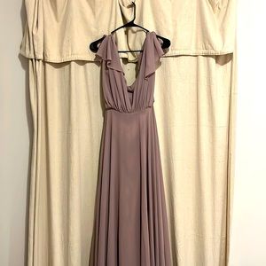 Lulu’s size S bridesmaid dress, light-purple/mauve